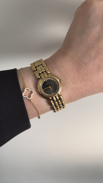 Rado Le Soir Ladies Watch in Black and Gold