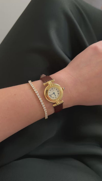 Must de Cartier Colisee Roman Dial Womens Watch