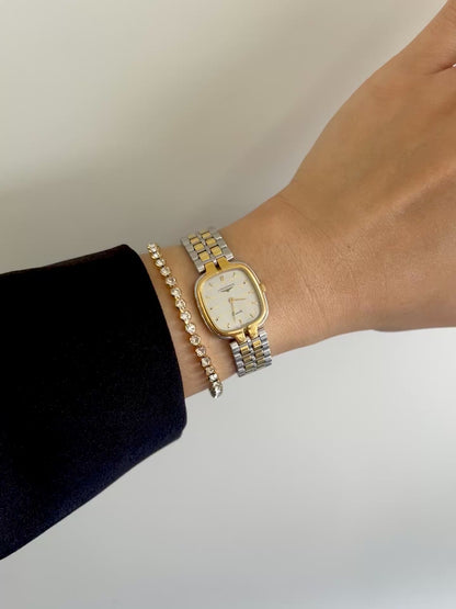 Longines Two Tone Soft Square Women's Watch