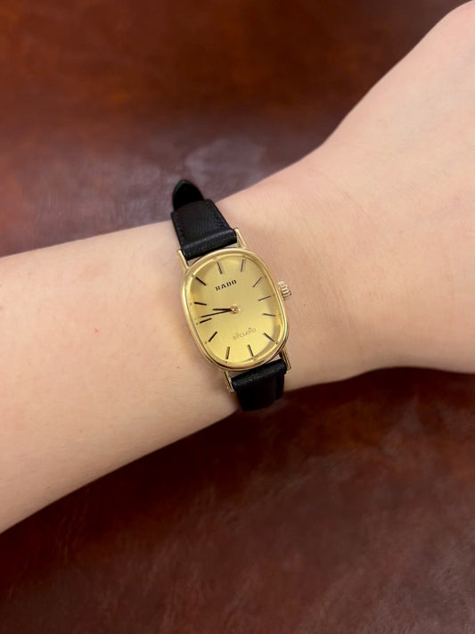 Rado Silhouette Ladies Watch in Brushed Gold