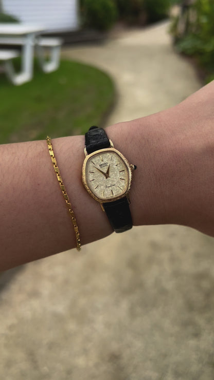 Seiko Exceline Textured Tonneau Case & Stardust Dial