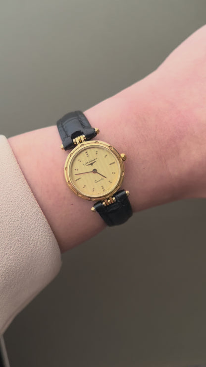 Longines Gold Toned Round Ladies Watch