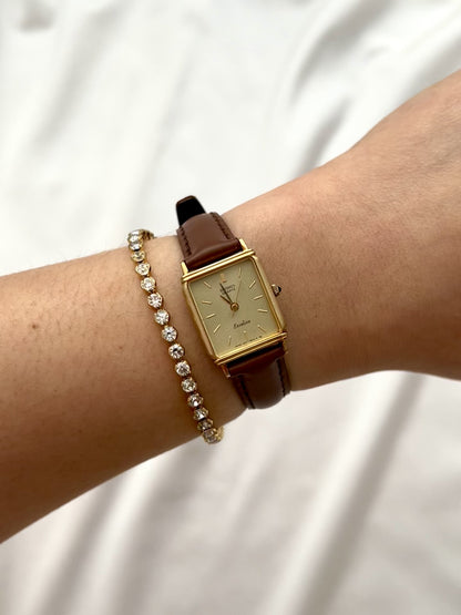 Seiko Exceline Ladies Gold Tank Watch