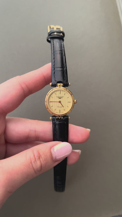 Longines Gold Toned Round Ladies Watch