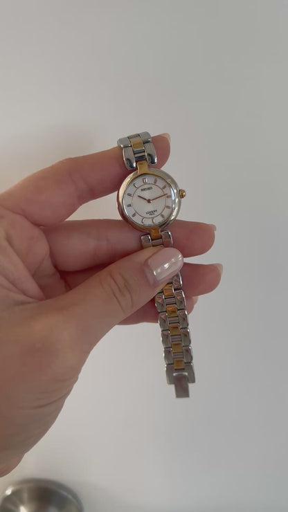 Seiko Lucent Two Tone Woman's Watch