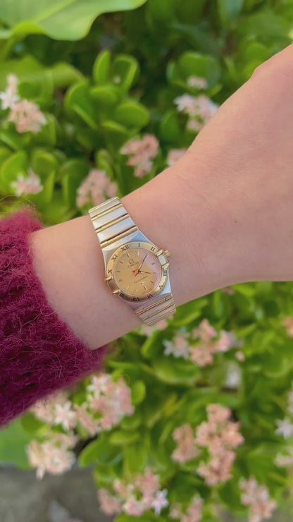 Omega Constellation Mini Two-tone Women’s Watch Gold Face