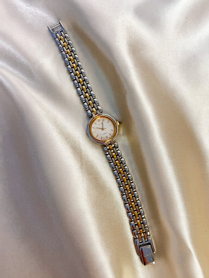 Seiko Lucent Champagne Dial Two Tone Women's Watch — product photograph 3