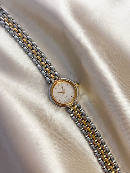 Seiko Lucent Champagne Dial Two Tone Women's Watch — product photograph 4