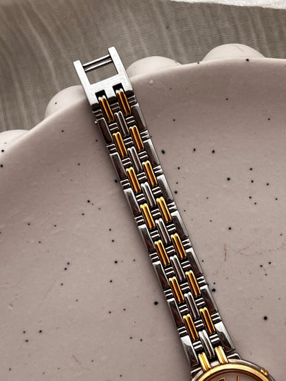 Seiko Exceline Two-tone Woman's Watch with White Dust Dial, product photograph 6.