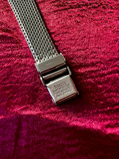 Seiko Exceline White Dial Mesh Bracelet women's watch — product photograph 5