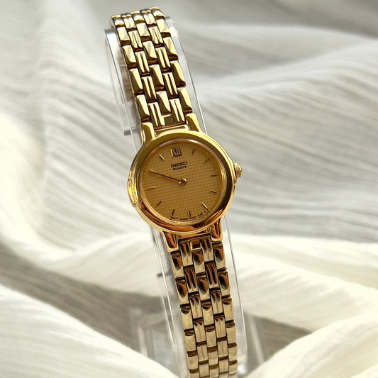 Seiko Gold Toned Women's Watch, product photograph 1.
