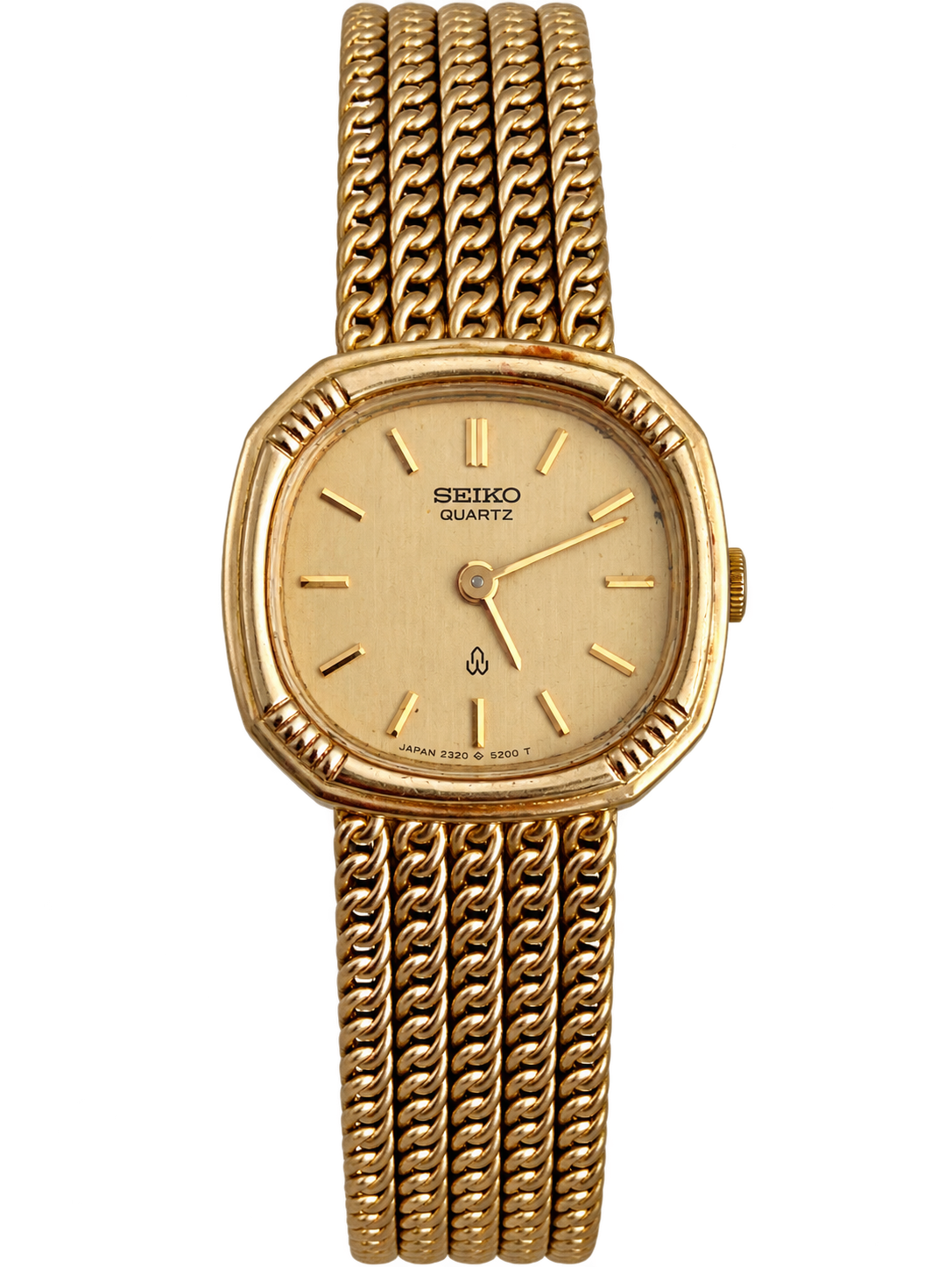 Seiko Gold Tone Five Row Bracelet Women’s Watch