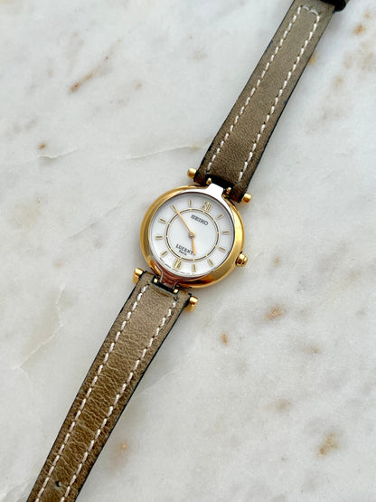 Seiko Lucent Gold Tone Women’s Watch with Roman Numeral Dial, product view 6.
