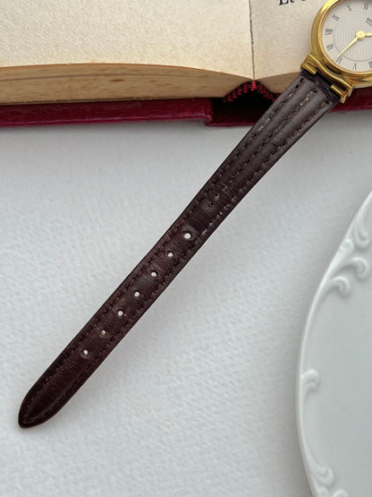Seiko Gold Toned Sculpted Woman's Watch, product photograph 8.