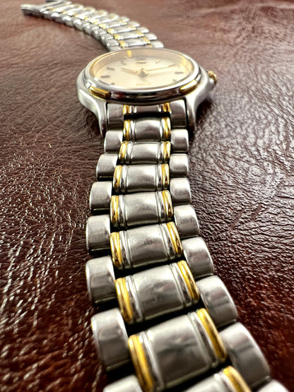Seiko Lucent Champagne Dial Two Tone Women's Watch | Product photograph 3