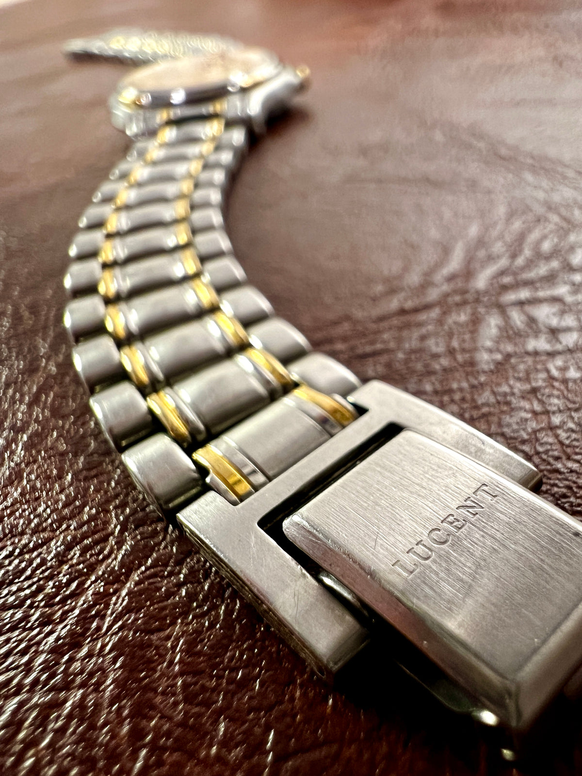 Seiko Lucent Champagne Dial Two Tone Women's Watch | Product photograph 4
