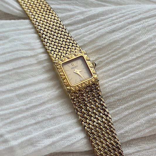 Seiko Elegant Mini Square Women's Watch, product photograph 1.