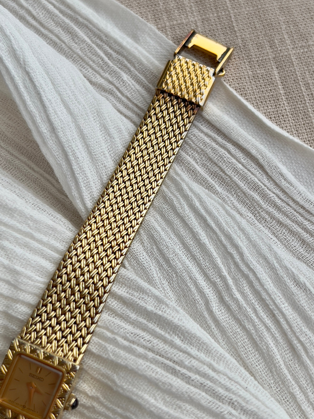 Seiko Elegant Mini Square Women's Watch, product photograph 8.