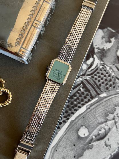 Seiko Exceline Pinched Cushion Two Tone Women's Watch — product photograph 4, Gilded Hour NZ.