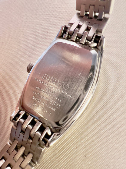 Seiko Exceline Solar Tonneau Women's Watch — product photograph 3