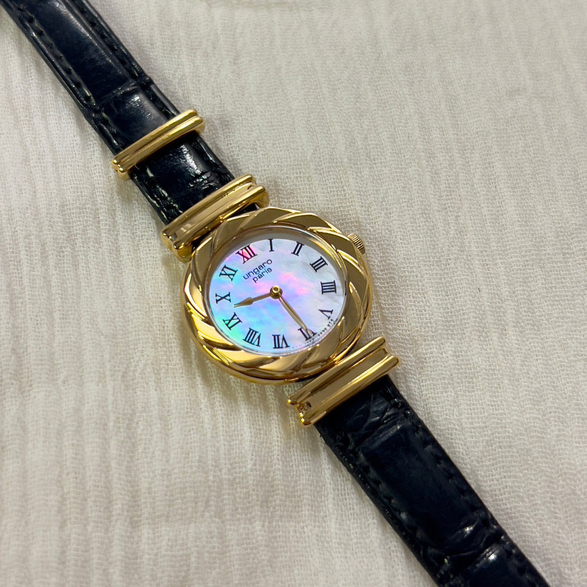 Ungaro Paris Mother of Pearl Petal Case Women's Watch | Product photograph 1