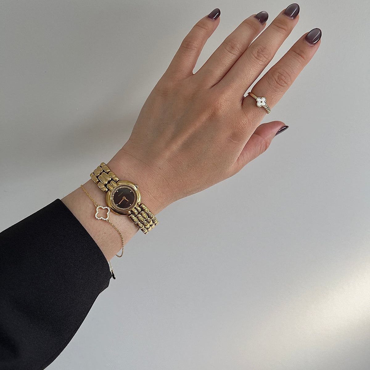 Rado Le Soir Black Gold watch — worn on wrist