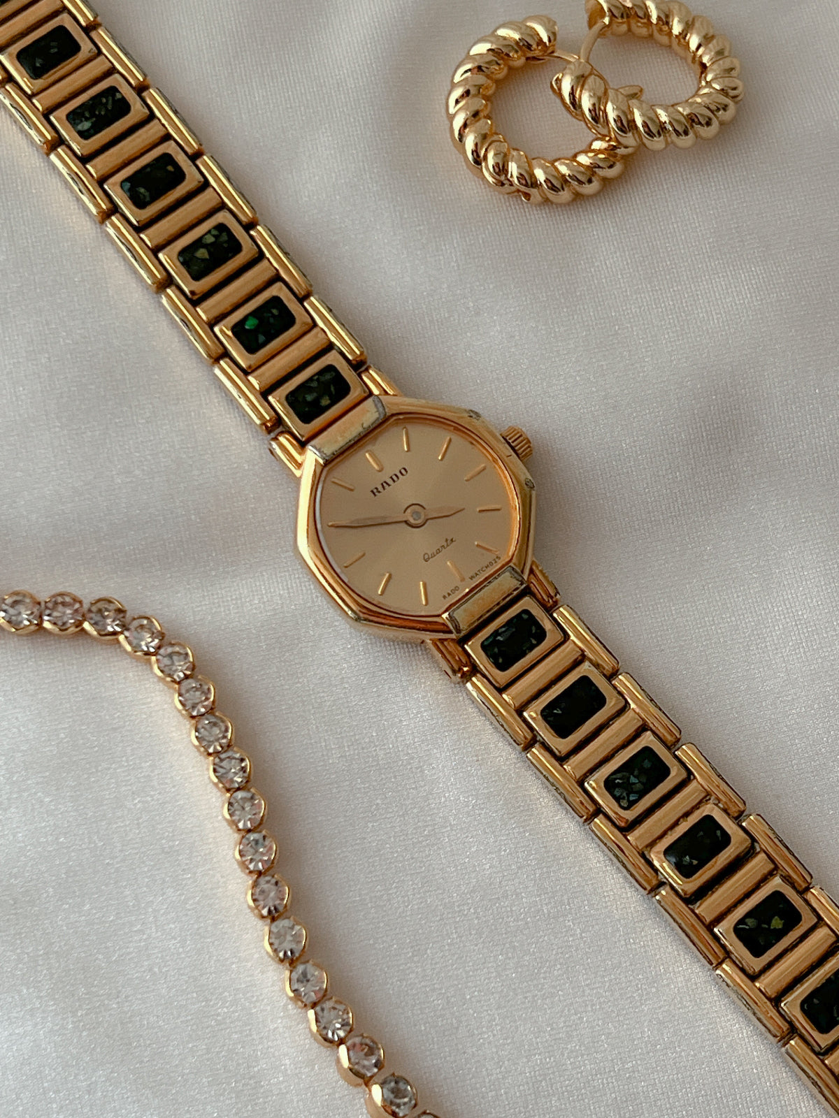 Rado Octagonal Dial Decorative Bracelet Watch, product photograph 2.