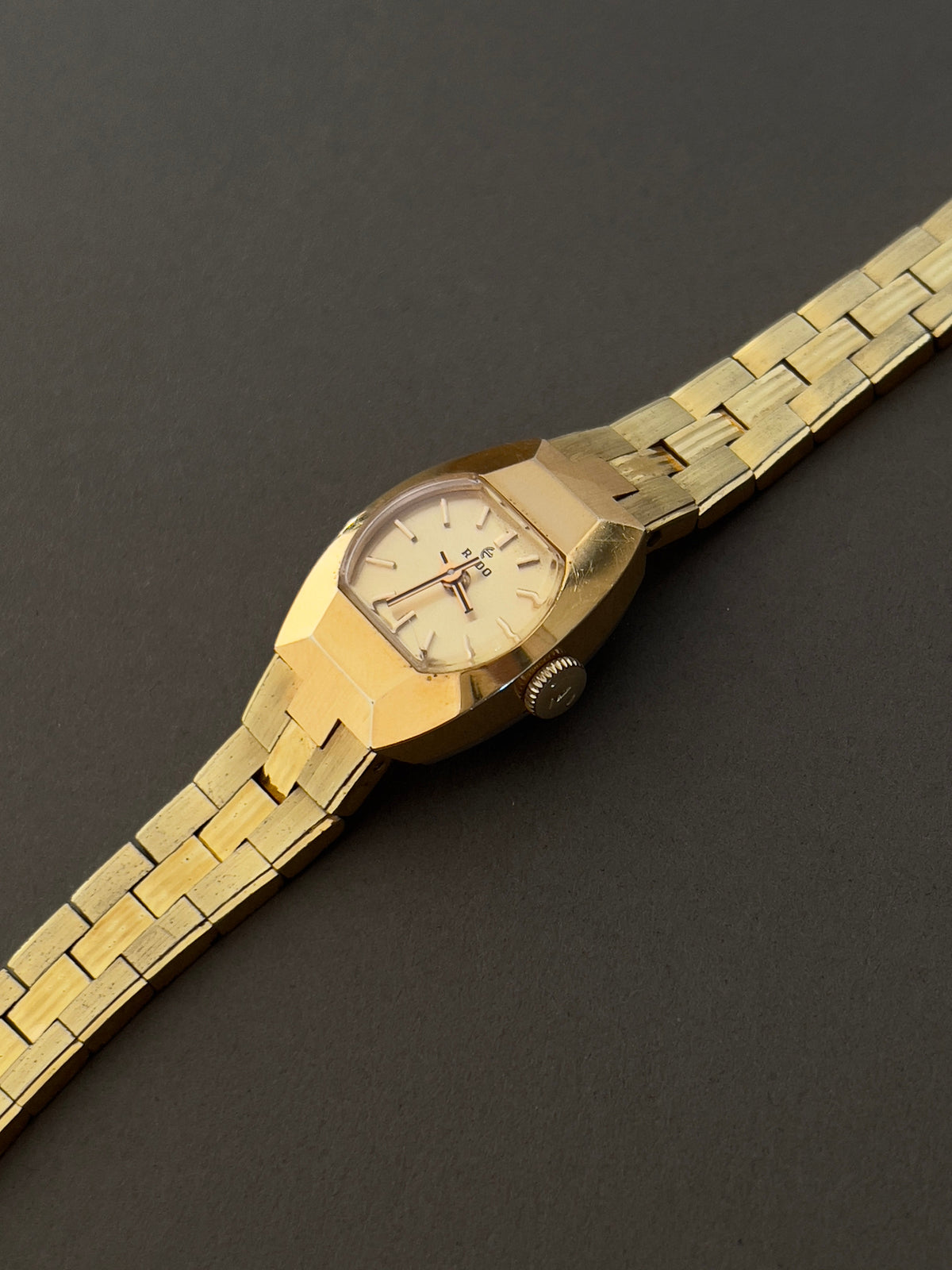 Rado Petite Gold Tone Hand Wound Women's Watch — product photograph 7, Gilded Hour NZ.