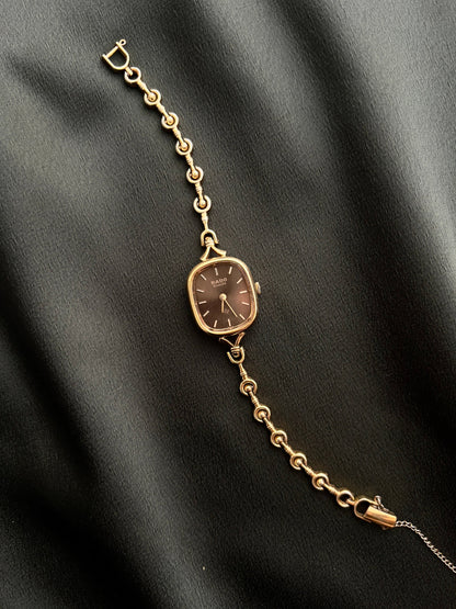 Rado Bronze Dial Curlicue Bracelet watch — full watch view